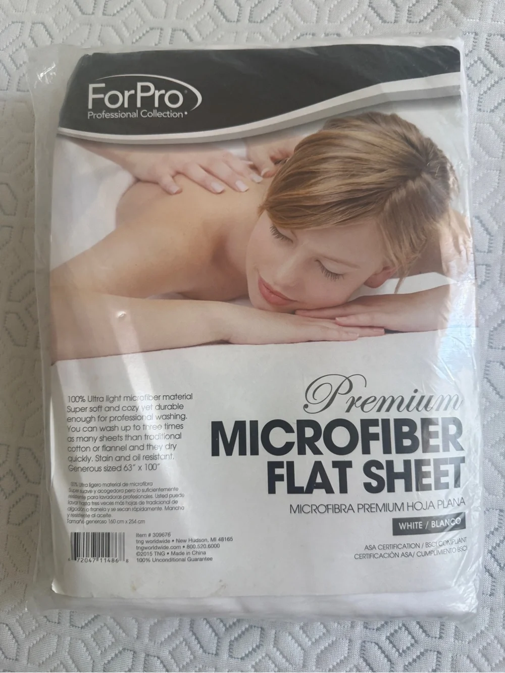 Premium Microfiber Sheet Set in White - Flat & Fitted